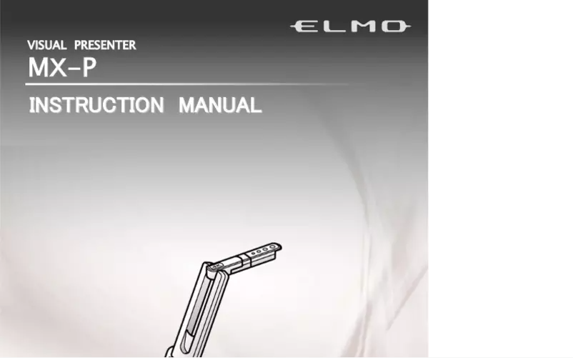 Página 1 del manual Manual de usuario Elmo MX-P