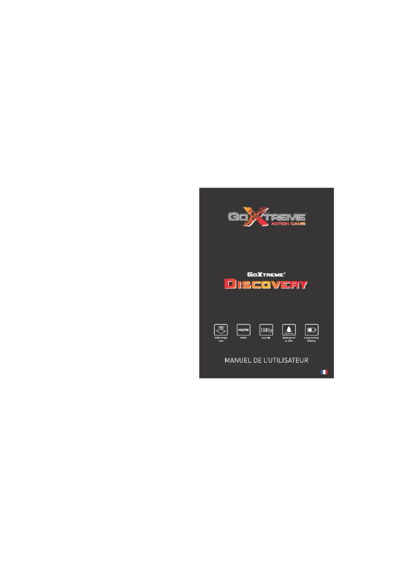 Page 1 de la notice Manuel utilisateur GoXtreme Discovery