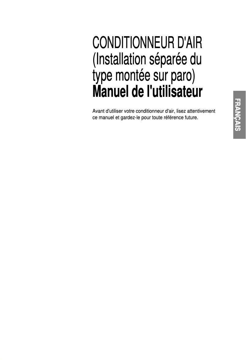 Page 1 of the manual User Manual LG LSUH186GUL0