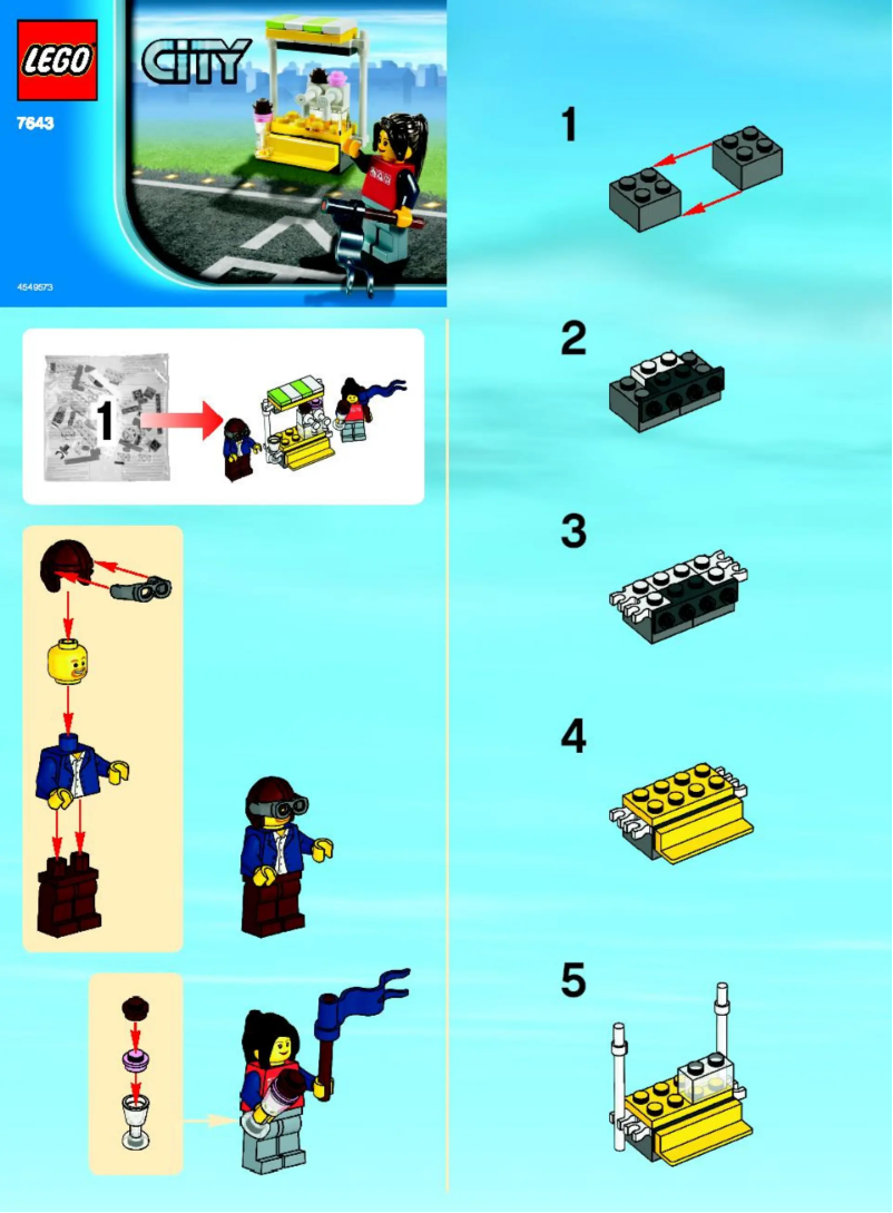 Page 1 de la notice Manuel utilisateur Lego Air Show Plane
