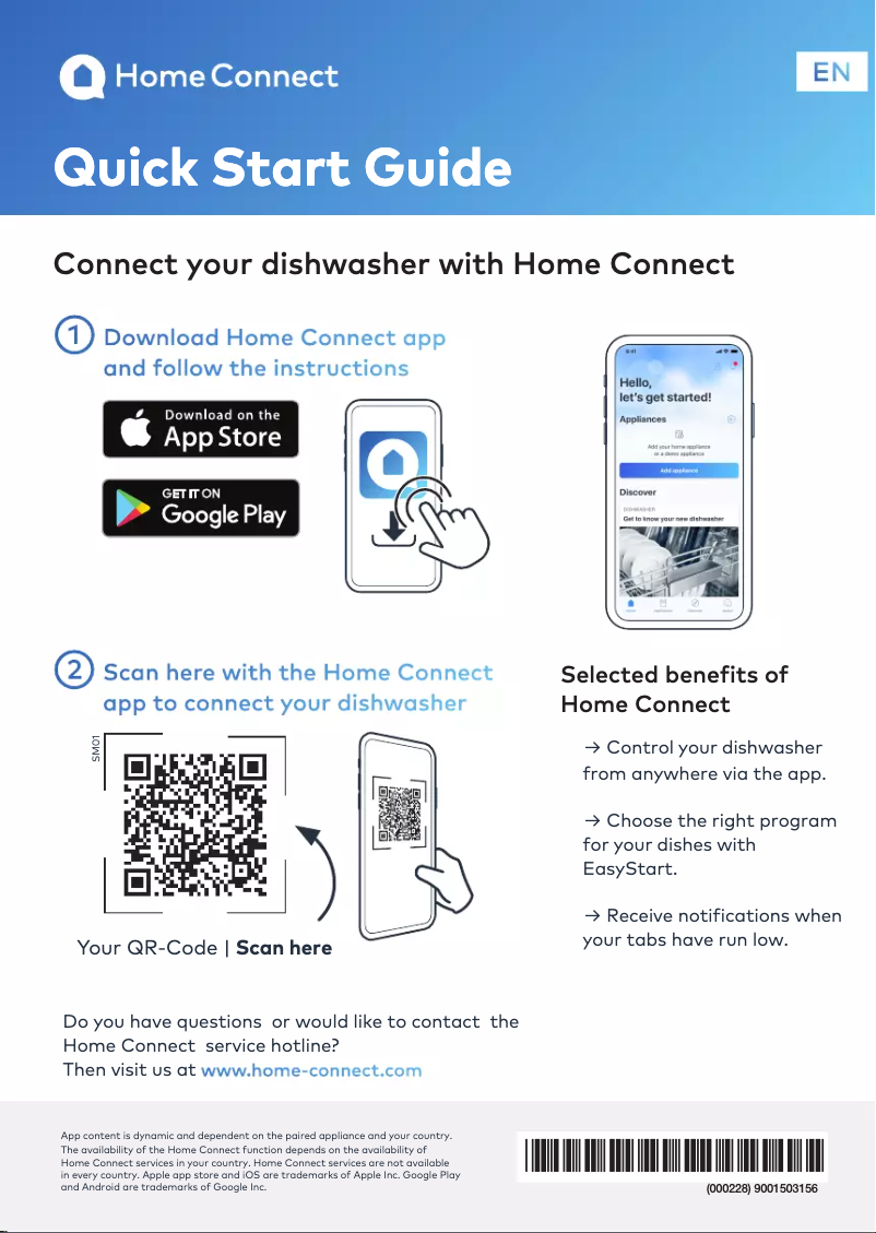 Page 1 de la notice Manuel utilisateur Bosch SMS6HMW76Q