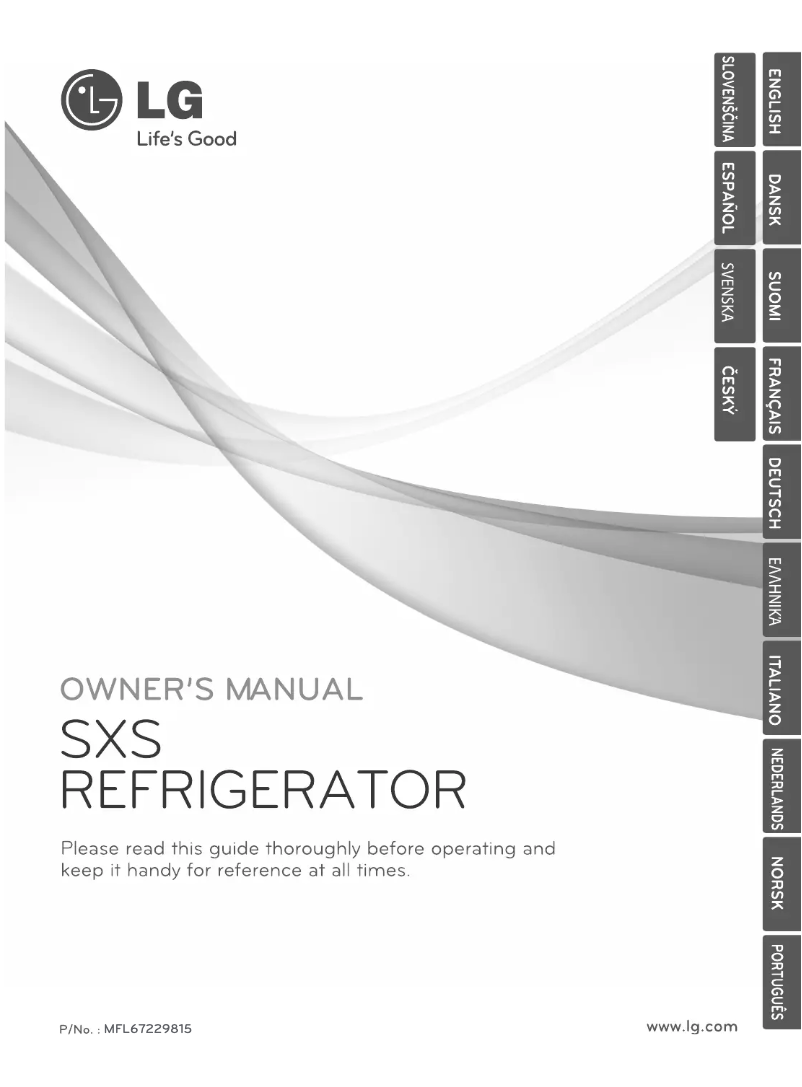 Page 1 de la notice Manuel utilisateur LG GS9166AENV1