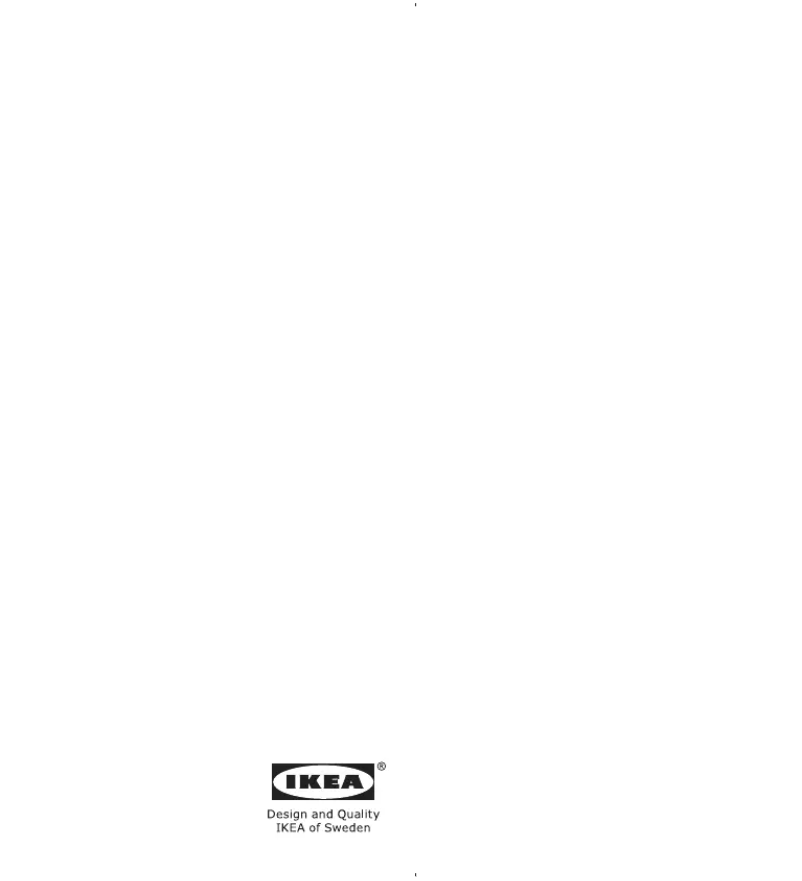 Page 1 de la notice Mode d'emploi Ikea VOXNAN