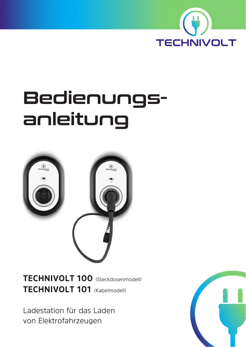 Page 1 of the manual User Manual TechniSat TechniVolt 100