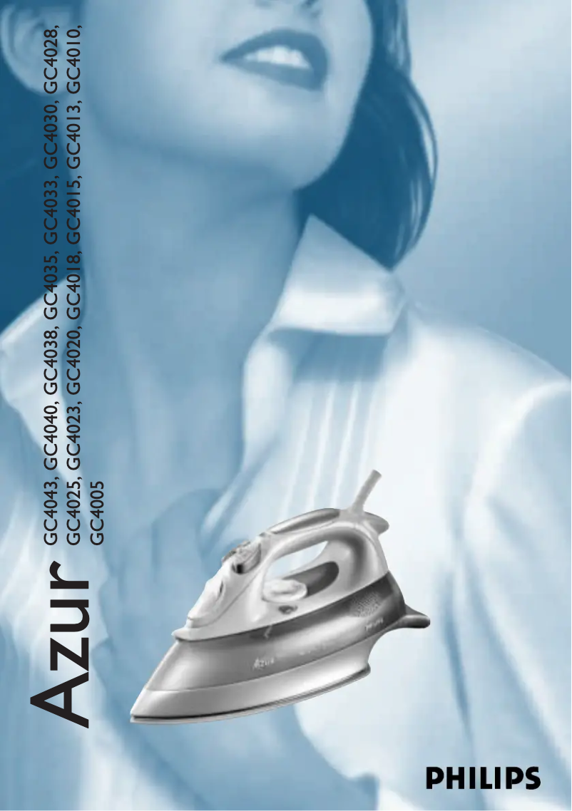 Page n°1 - Manuel utilisateur Philips Elance GC4038