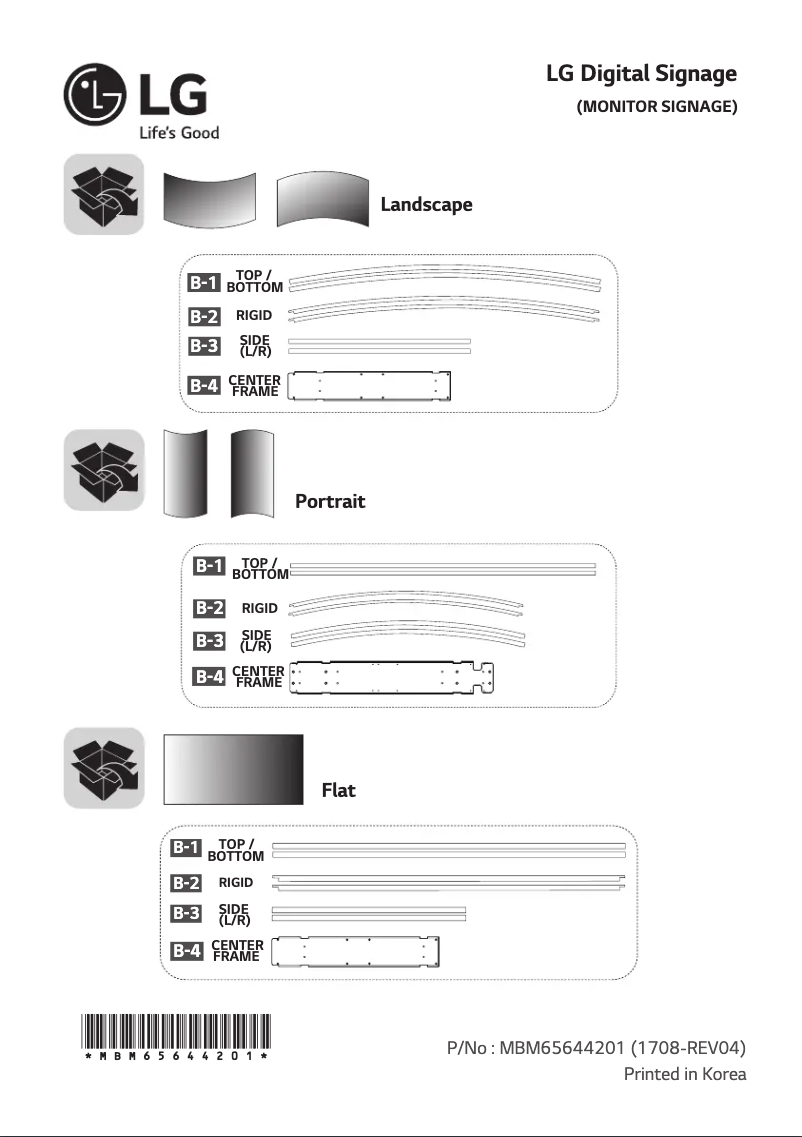 Page 1 de la notice Manuel utilisateur LG A1LC200EF5C
