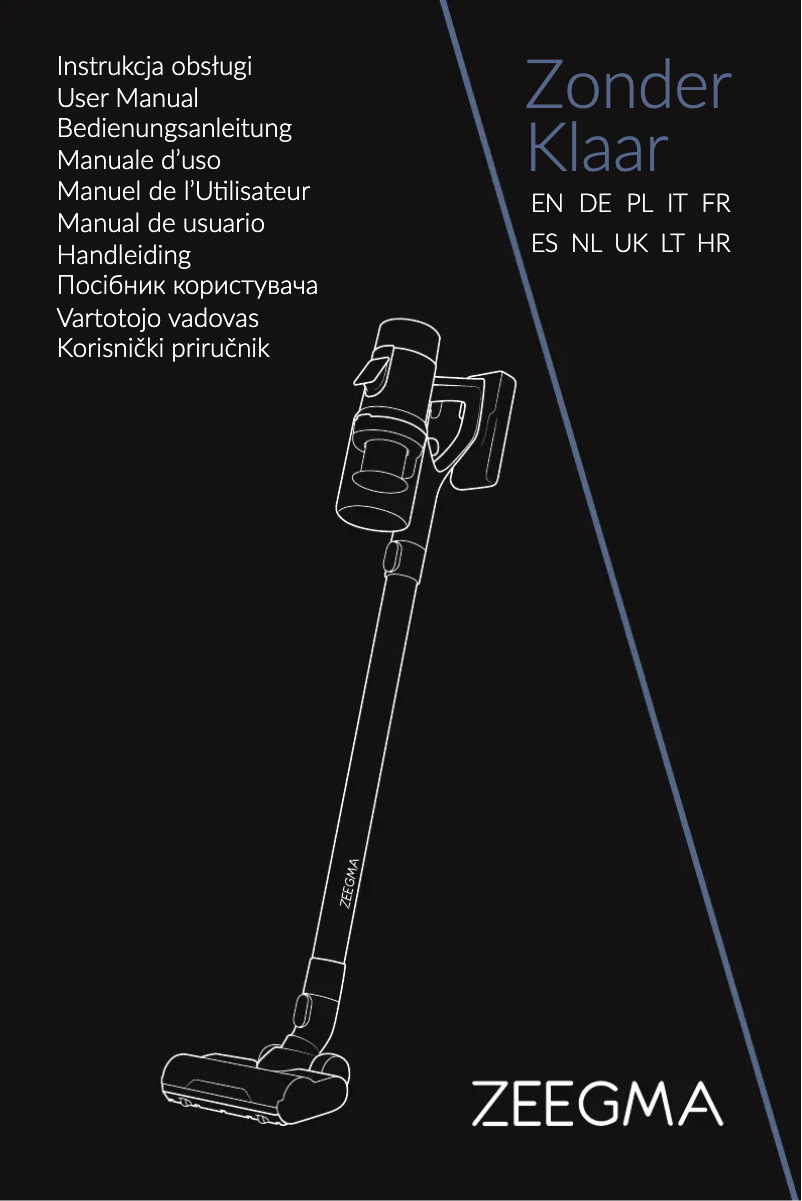 Página 1 del manual Manual de usuario Zeegma Zonder Klaar