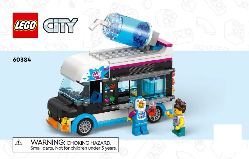 Page 1 de la notice Consignes visuelles Lego City 60384