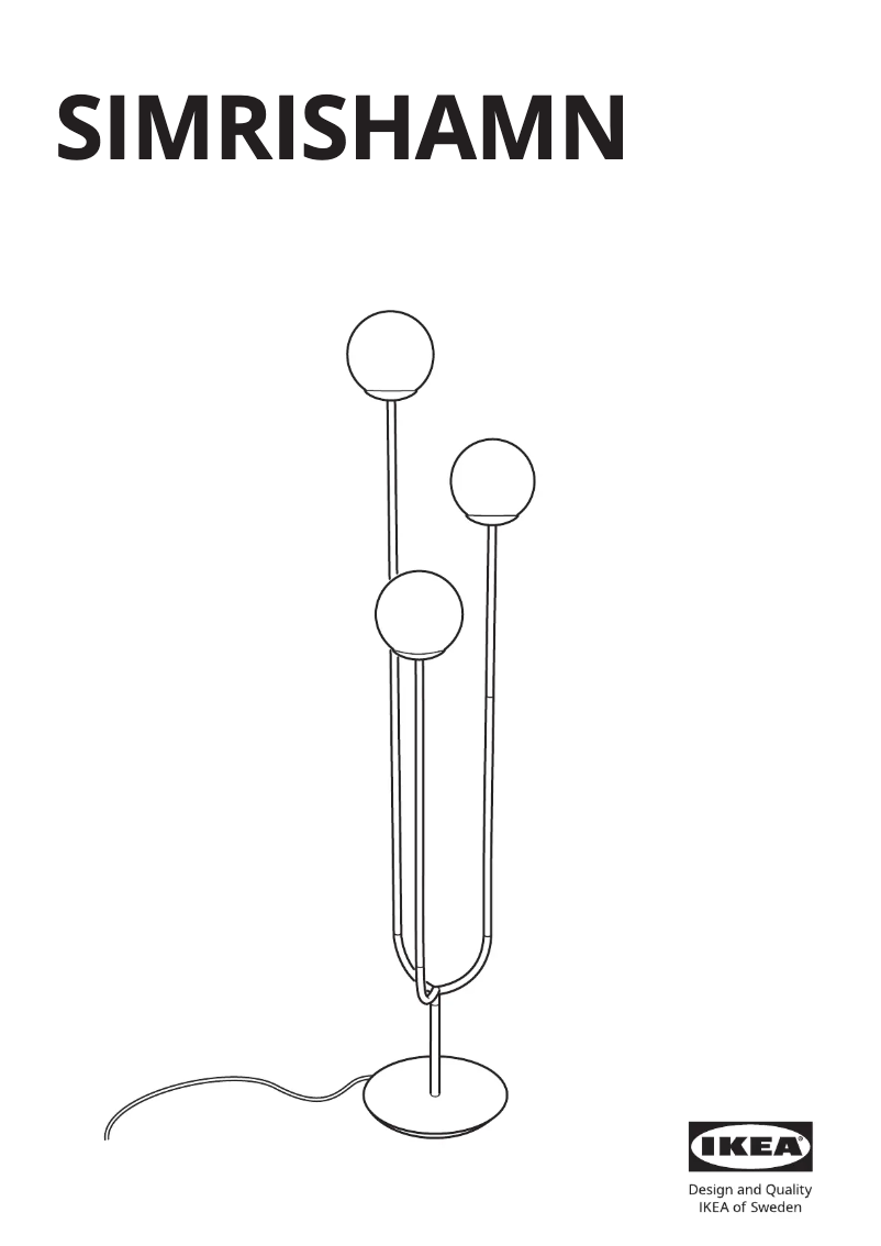 Image de la première page du manuel de l'appareil SIMRISHAMN 504.377.68