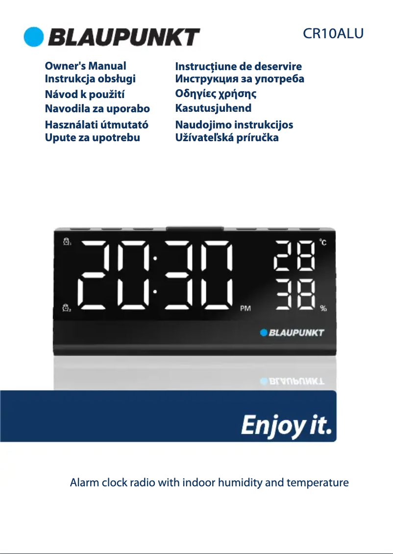 Página 1 del manual Manual de usuario Blaupunkt CR10