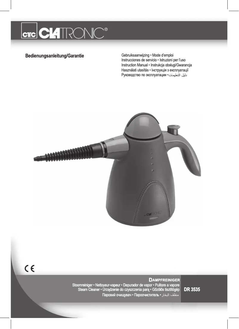 Page 1 of the manual User Manual Clatronic DR 3535