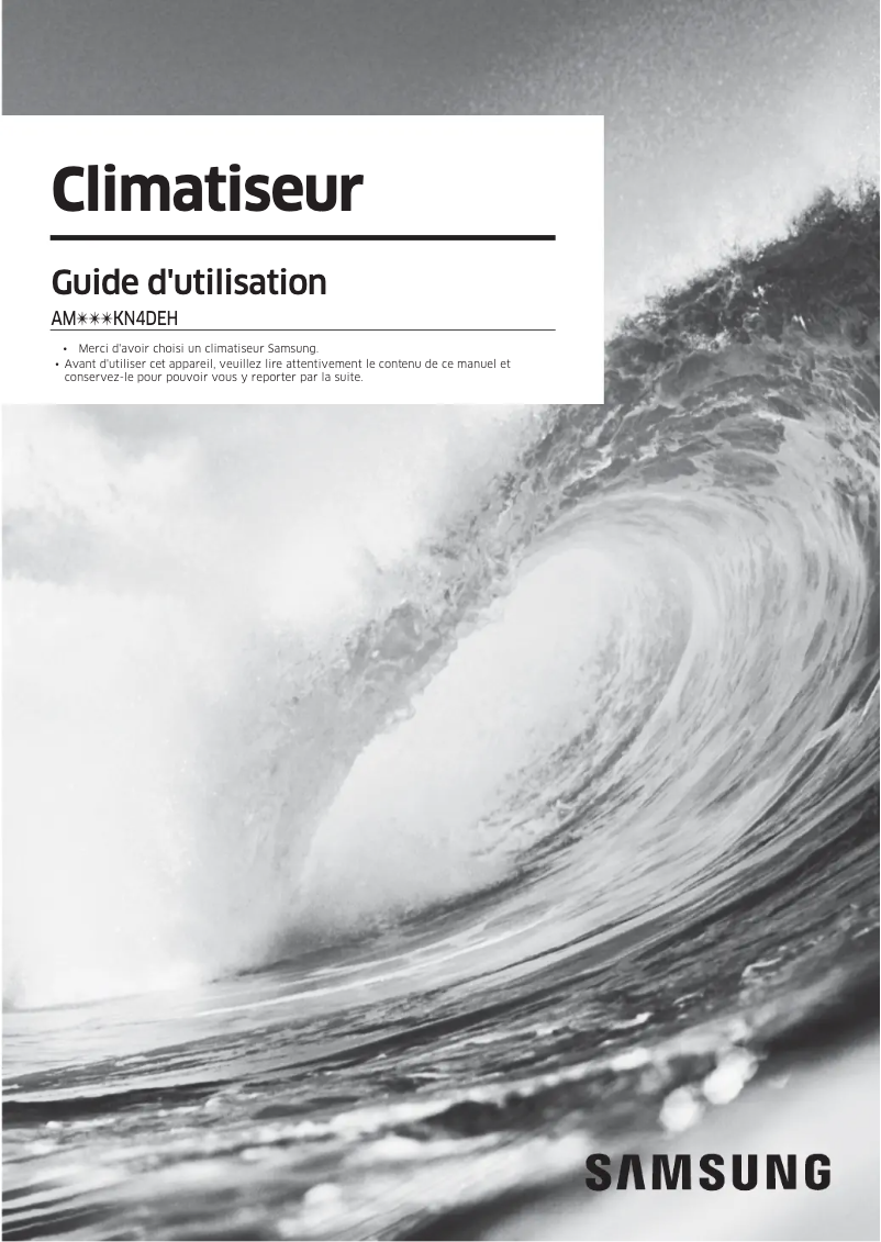 Página 1 del manual Manual de usuario Samsung AM140KN4DEH