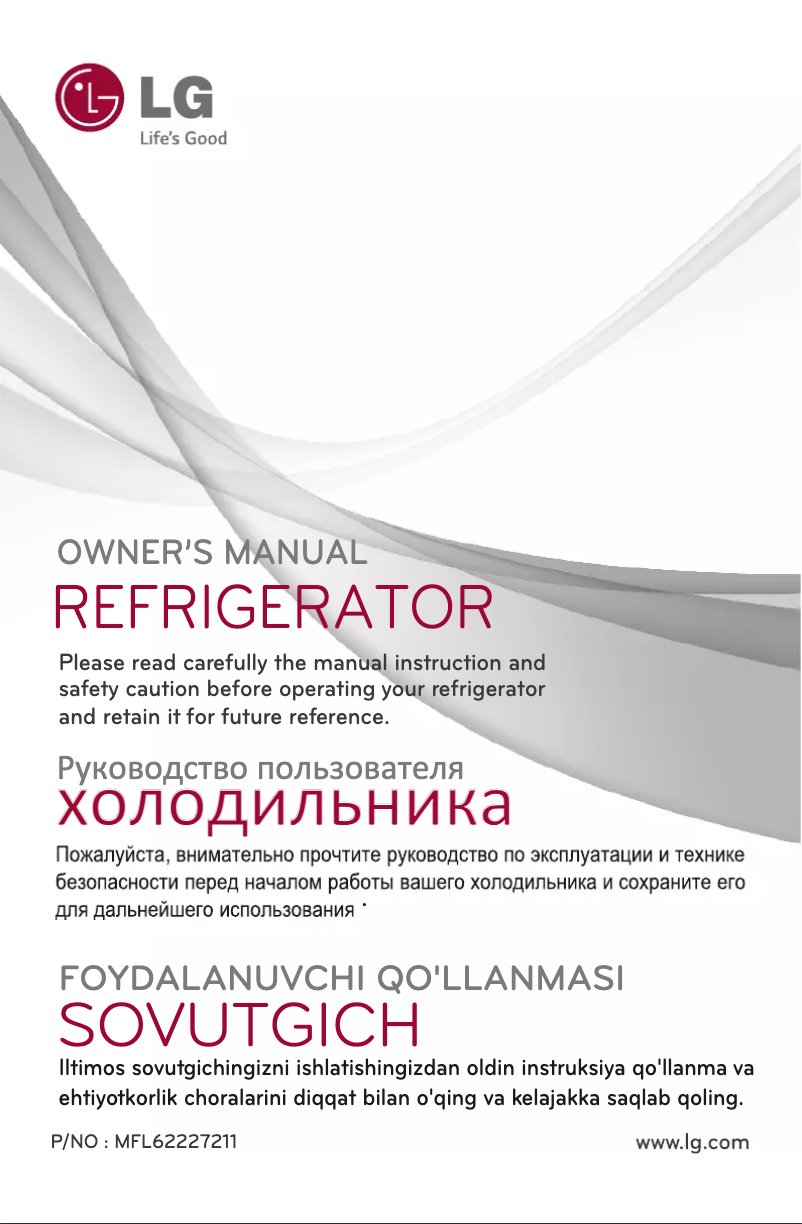 Page 1 de la notice Manuel utilisateur LG GL-B183CAD