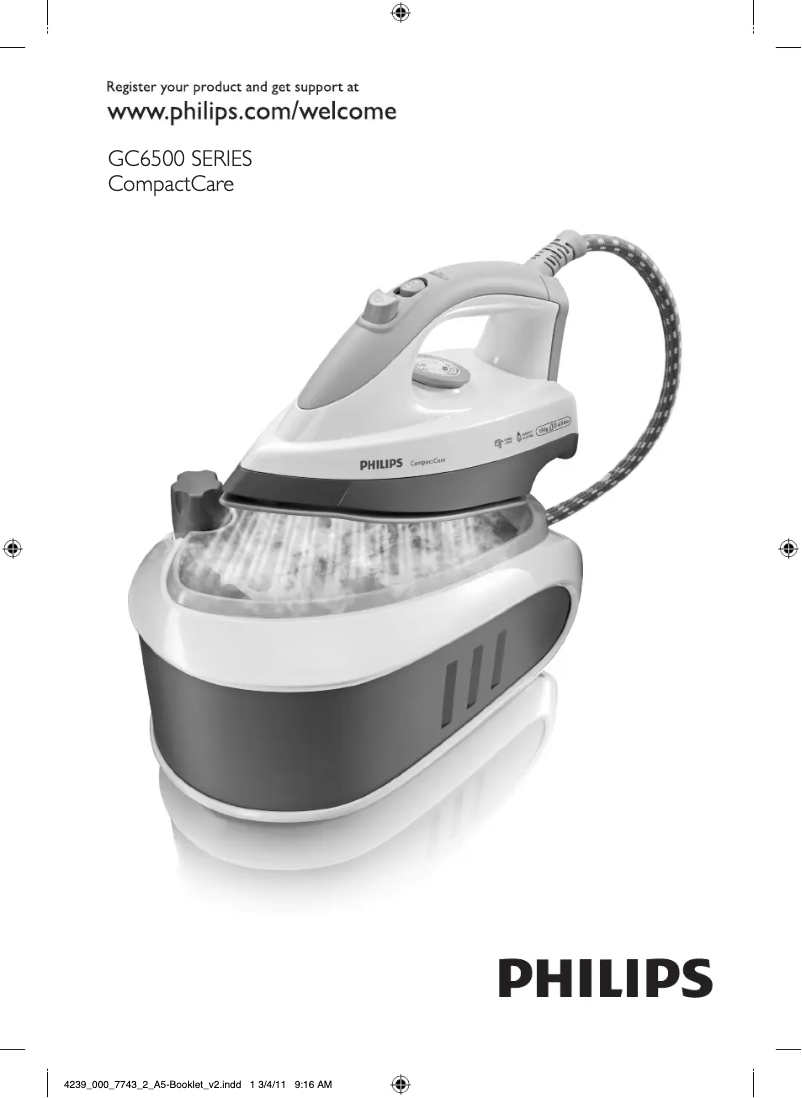 Página 1 del manual Manual de usuario Philips CompactCare GC6511