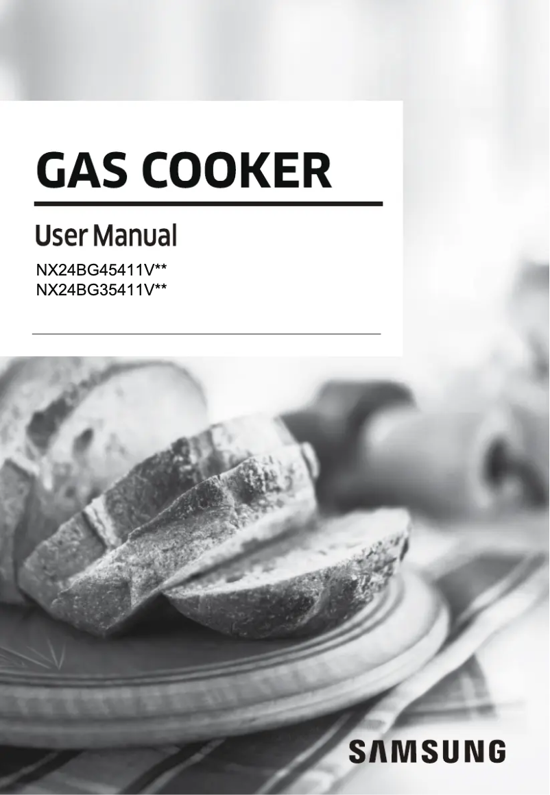 Page 1 de la notice Manuel utilisateur Samsung NX24BG35411V