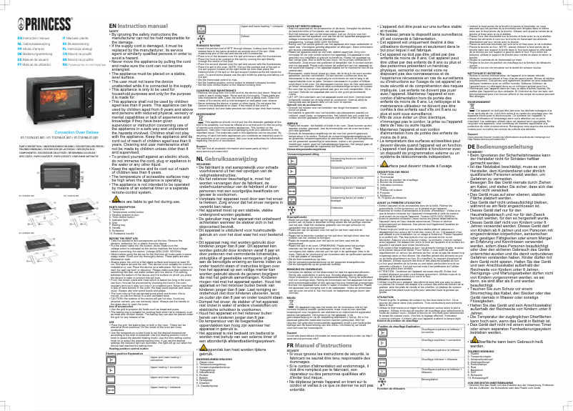 Page 1 de la notice Manuel utilisateur Princess Convection Oven Deluxe 112755