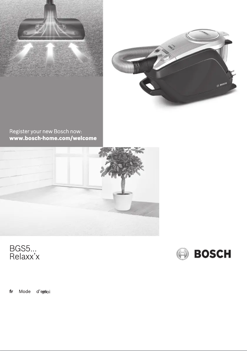 Page 1 of the manual User Manual Bosch BGS5ALL5