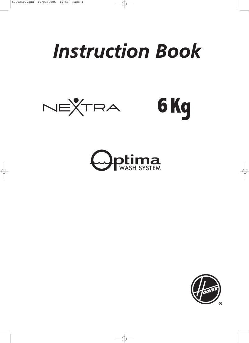 Page 1 of the manual User Manual Hoover HNL 6146