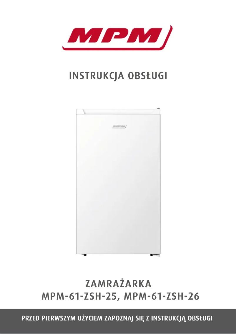 Page 1 de la notice Manuel utilisateur MPM MPM-61-ZSH-25