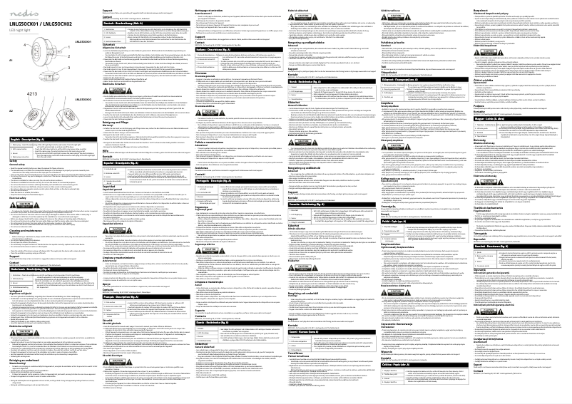 Página 1 del manual Manual de usuario Nedis LNLGSOCK02