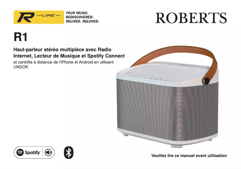 Page 1 de la notice Manuel utilisateur Roberts R1