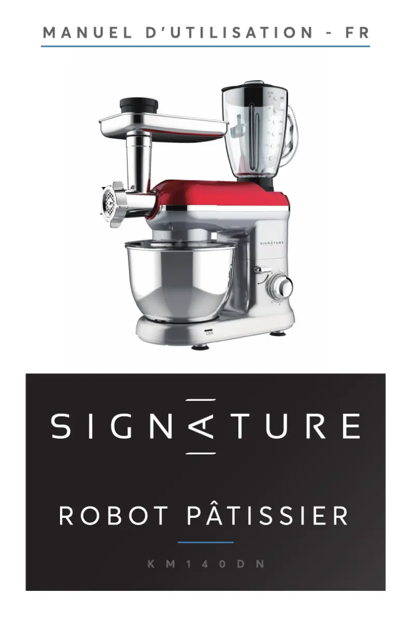 Page 1 de la notice Manuel utilisateur Signature KM140DN