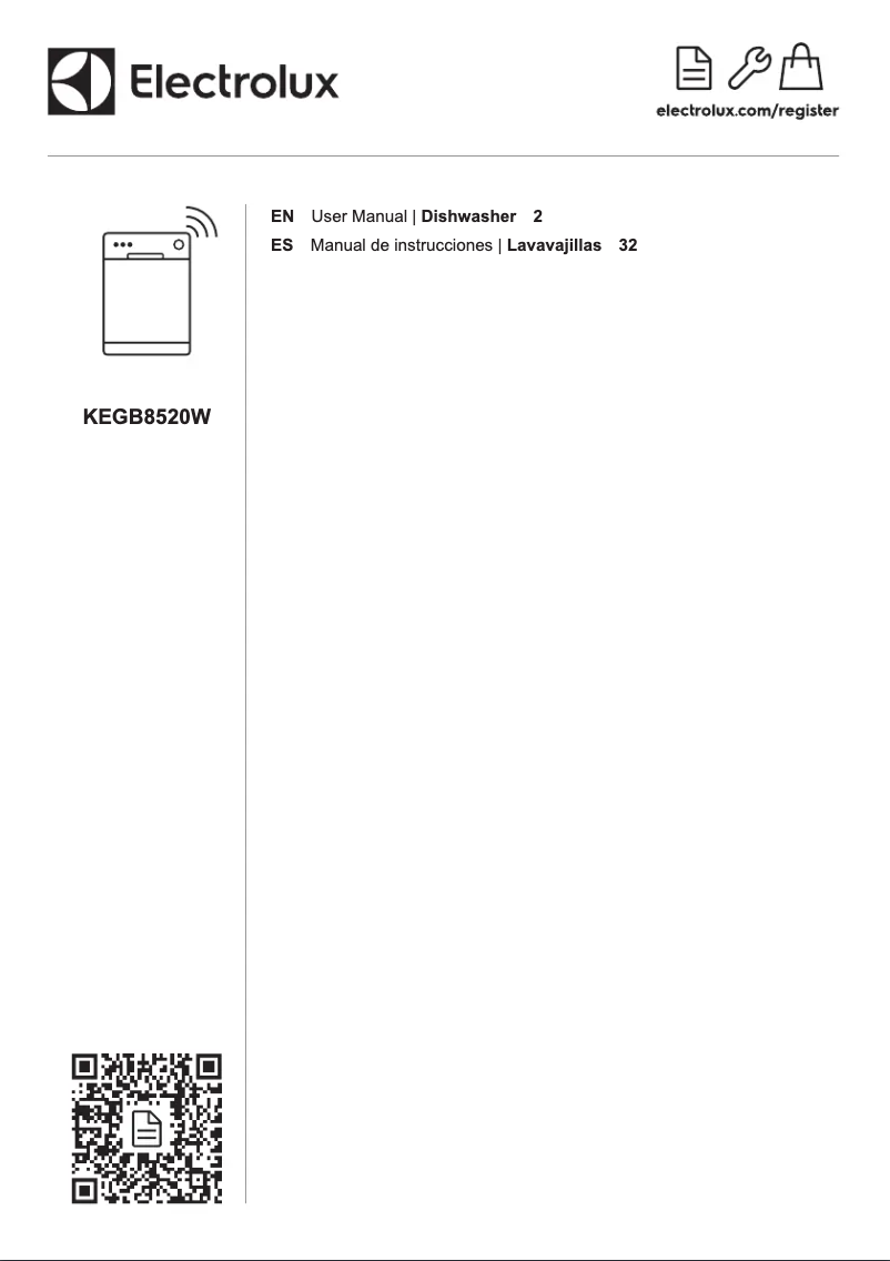 Page 1 de la notice Manuel utilisateur Electrolux KEGB8520W