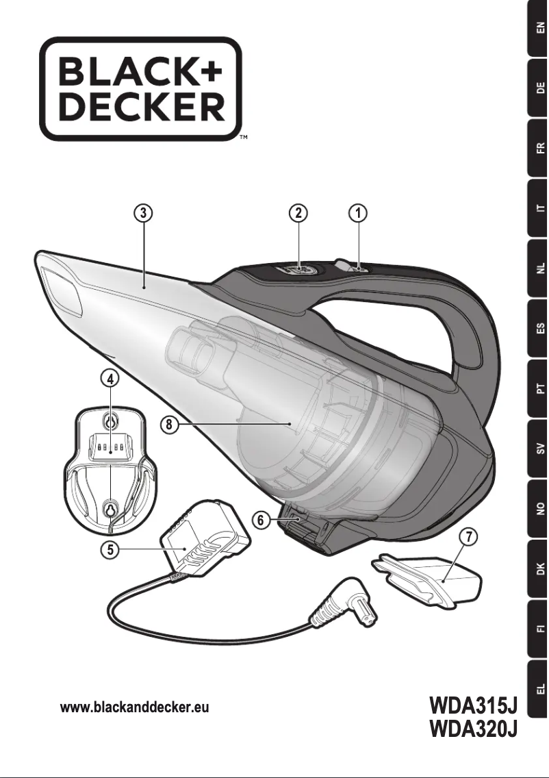 Page n°1 - Manuel utilisateur Black & Decker WDA315J