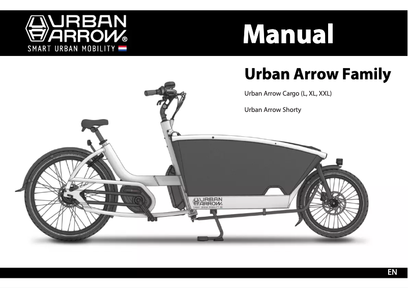 Page 1 de la notice Manuel utilisateur Urban Arrow Cargo XXL