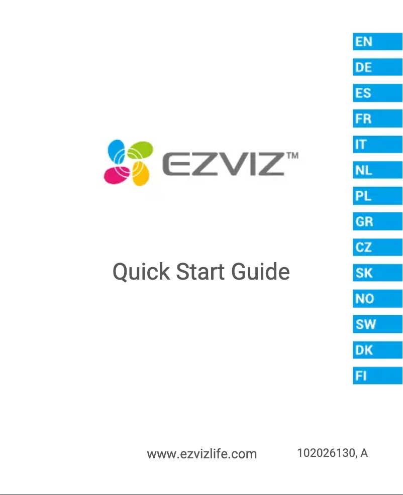 Page 1 de la notice Manuel utilisateur EZVIZ DP1C