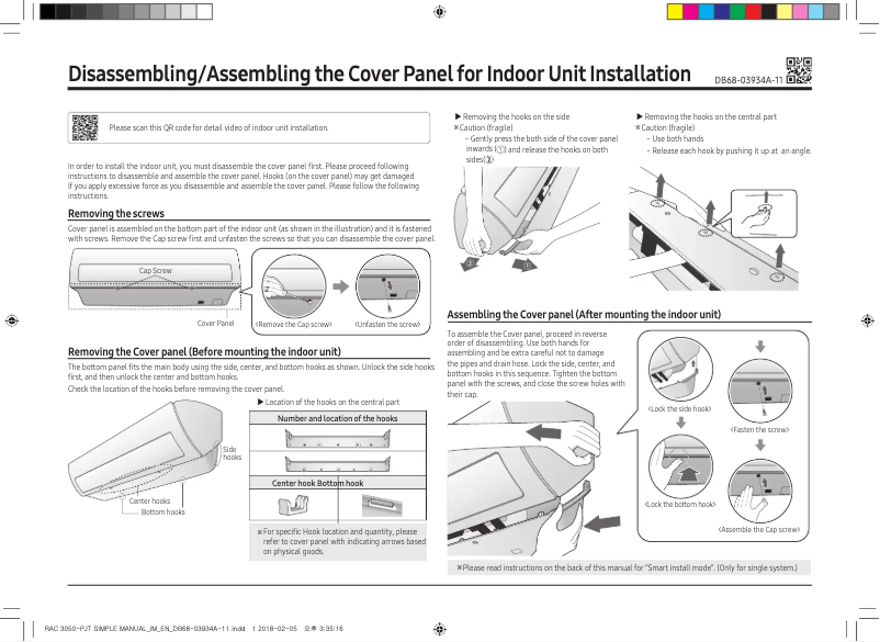 Page 1 de la notice Manuel utilisateur Samsung AR12NXPXBWKN