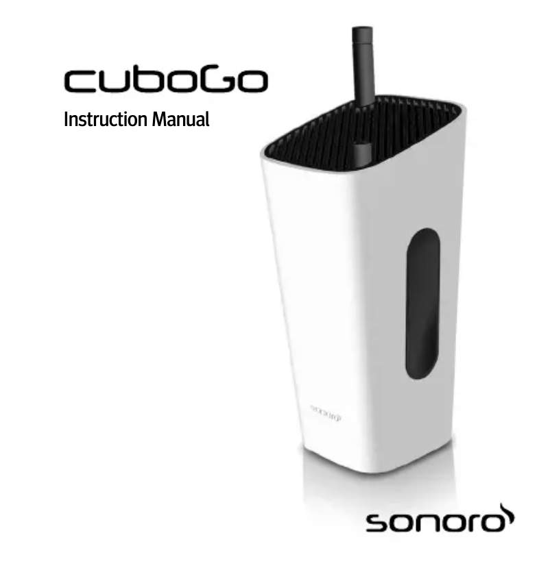 Page 1 de la notice Manuel utilisateur Sonoro AU-5000WH WH