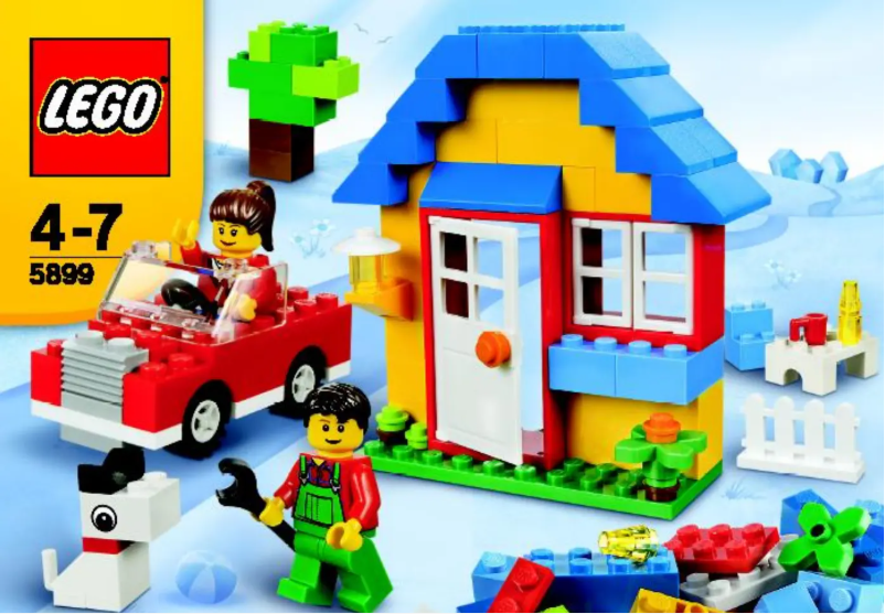 Page 1 de la notice Manuel utilisateur Lego Classic 5899