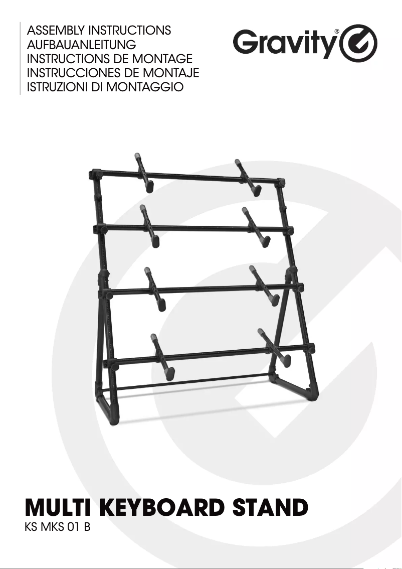 Página 1 del manual Manual de usuario Gravity KS MKS 01 B