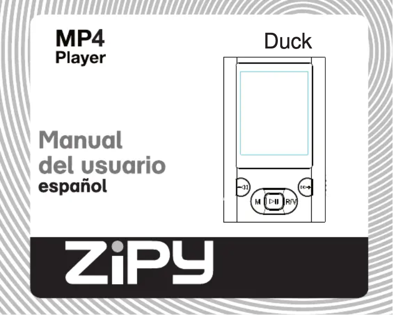 Page 1 de la notice Manuel utilisateur Zipy Duck