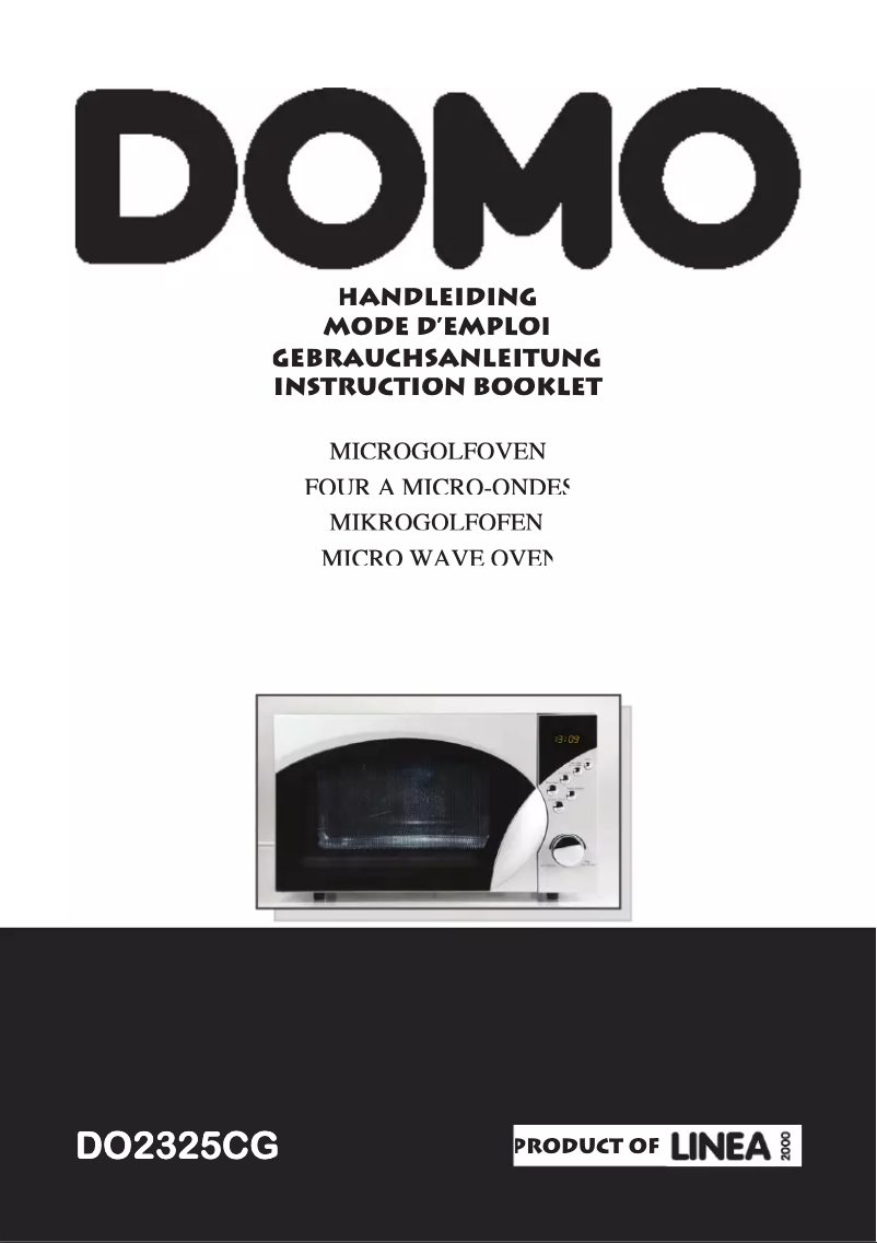 Page 1 de la notice Manuel utilisateur Domo DO2325CG