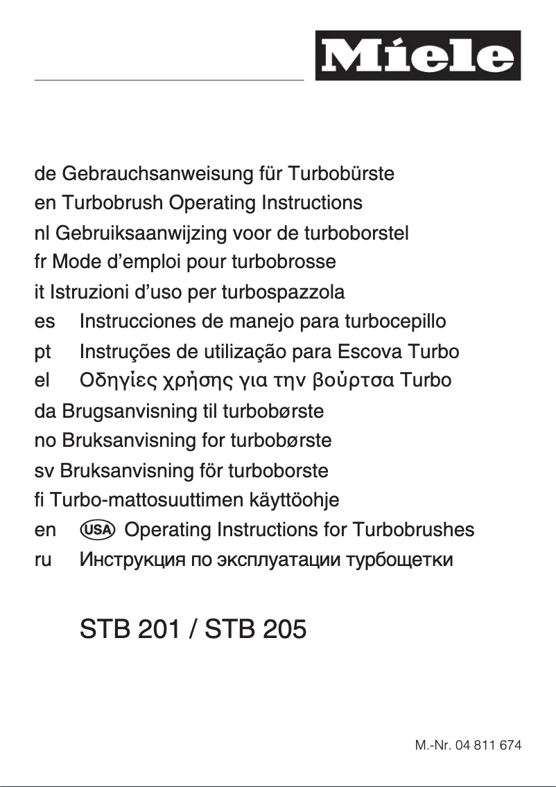 Page 1 de la notice Manuel utilisateur Miele S 8330 PURE AIR