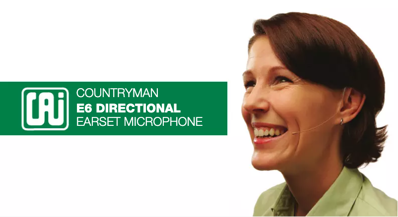 Page 1 de la notice Manuel utilisateur Countryman E6x