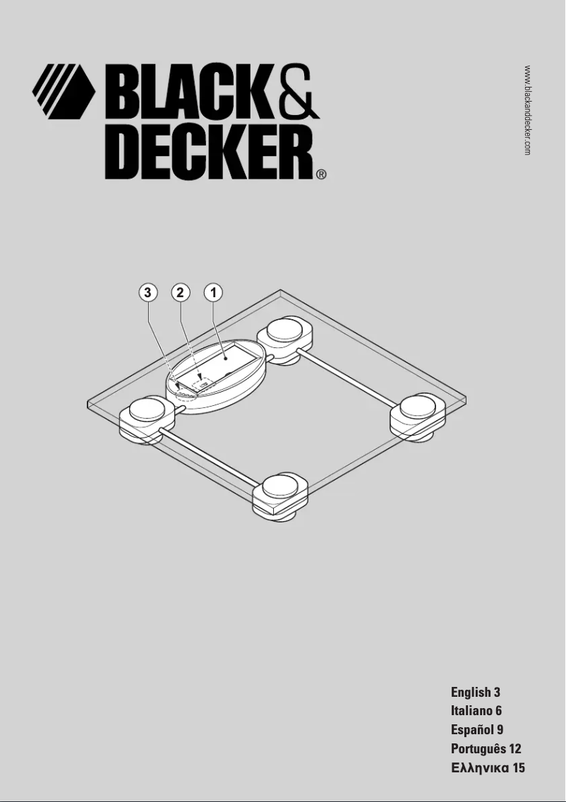 Page n°1 - Manuel utilisateur Black & Decker BK20
