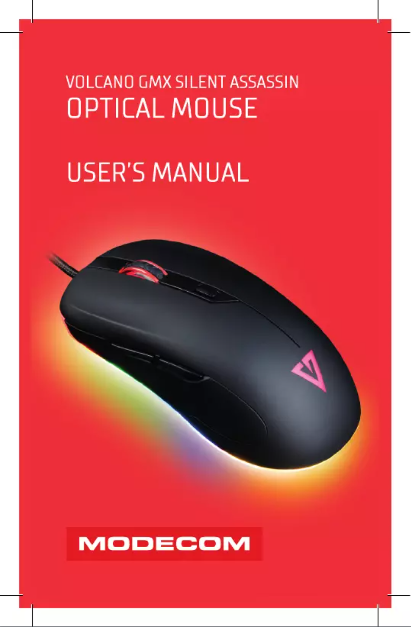 Página 1 del manual Manual de usuario ModeCom Volcano GMX Silent Assassin