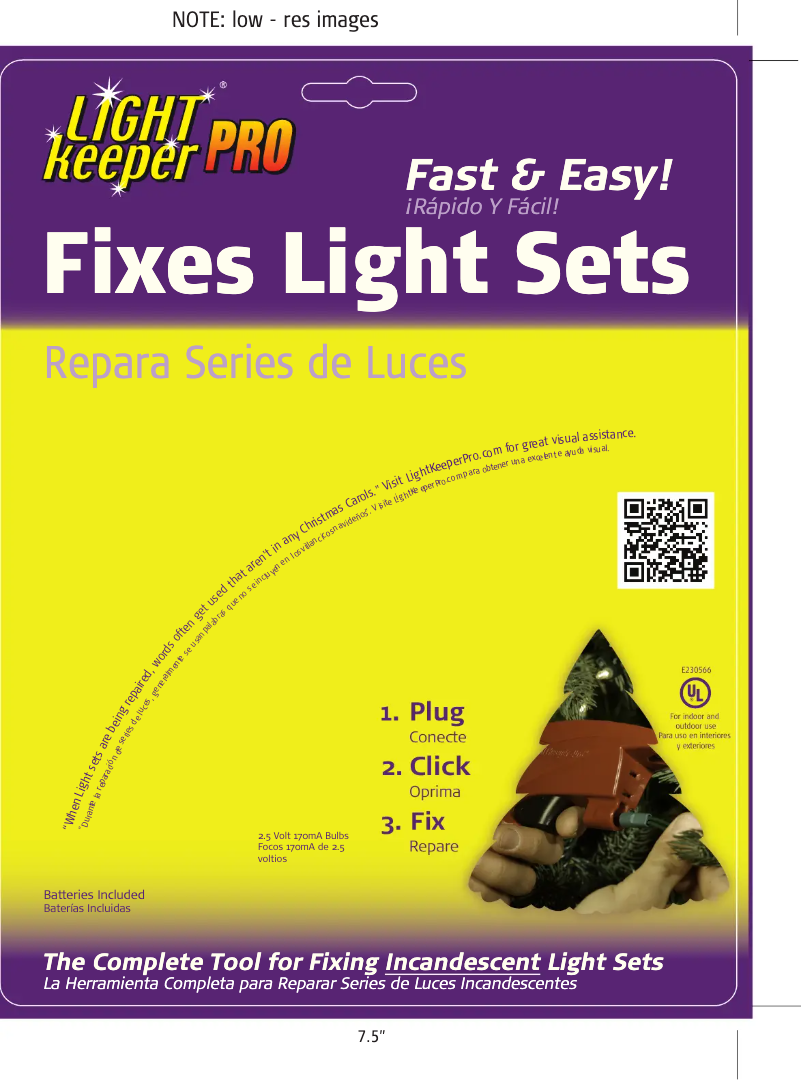 Page 1 de la notice Manuel utilisateur LightKeeper Pro TEST-200