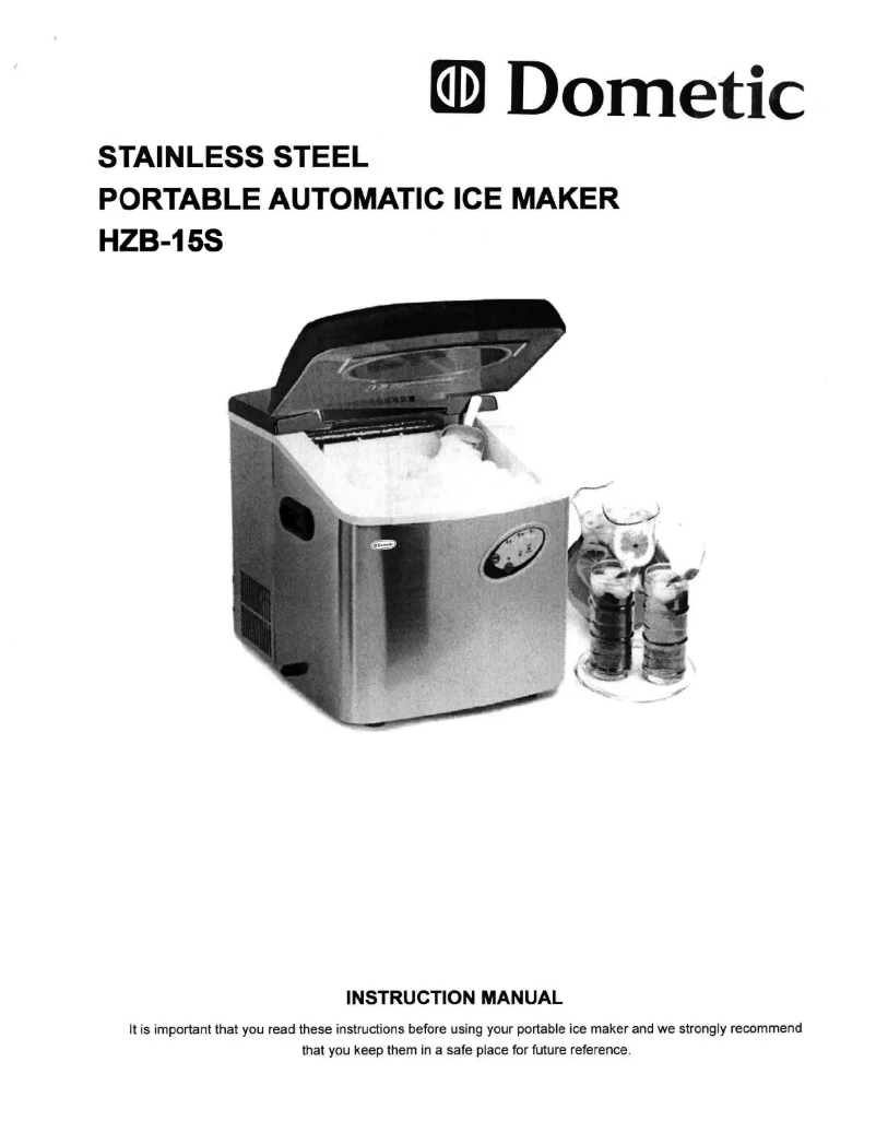 Page 1 de la notice Manuel utilisateur Dometic HZB-15S