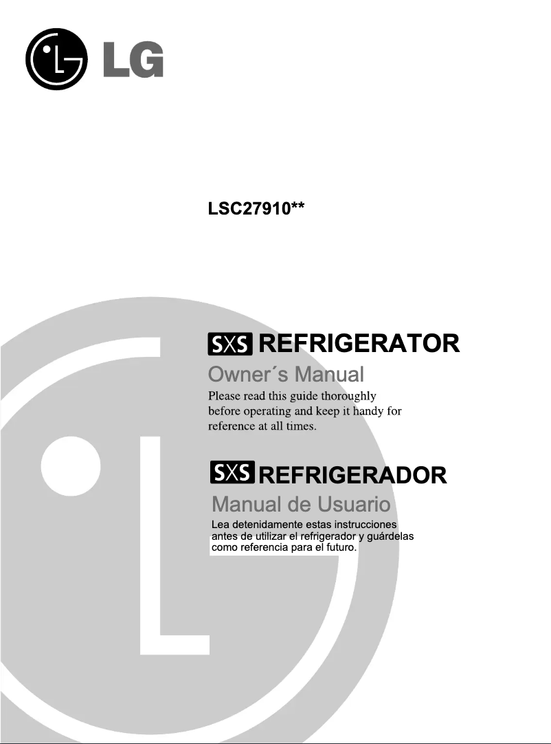 Page 1 de la notice Manuel utilisateur LG GM-L279UTRM