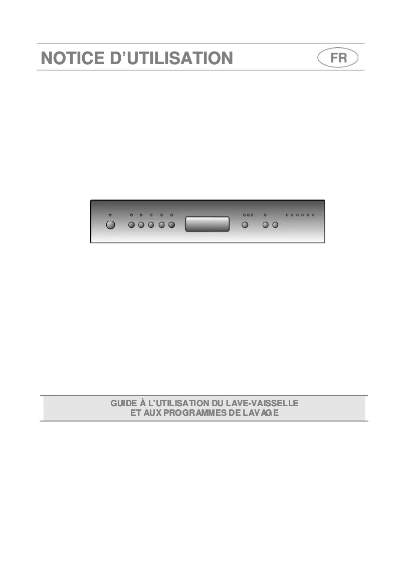 Page 1 de la notice Manuel utilisateur Smeg LSP1449N