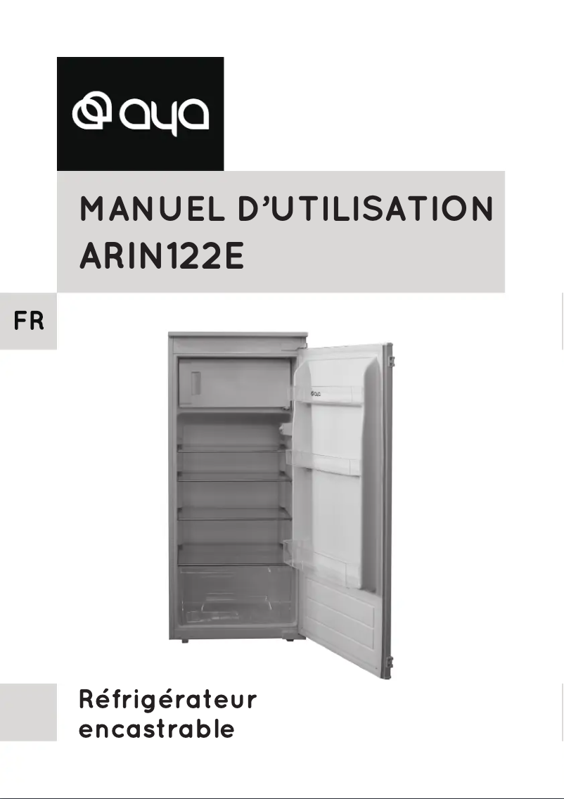 Page 1 de la notice Manuel utilisateur AYA ARIN122E