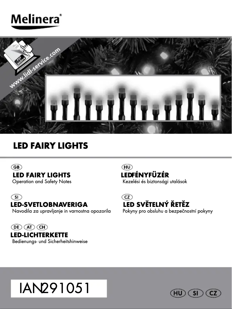 Page 1 de la notice Manuel utilisateur Melinera IAN 349678