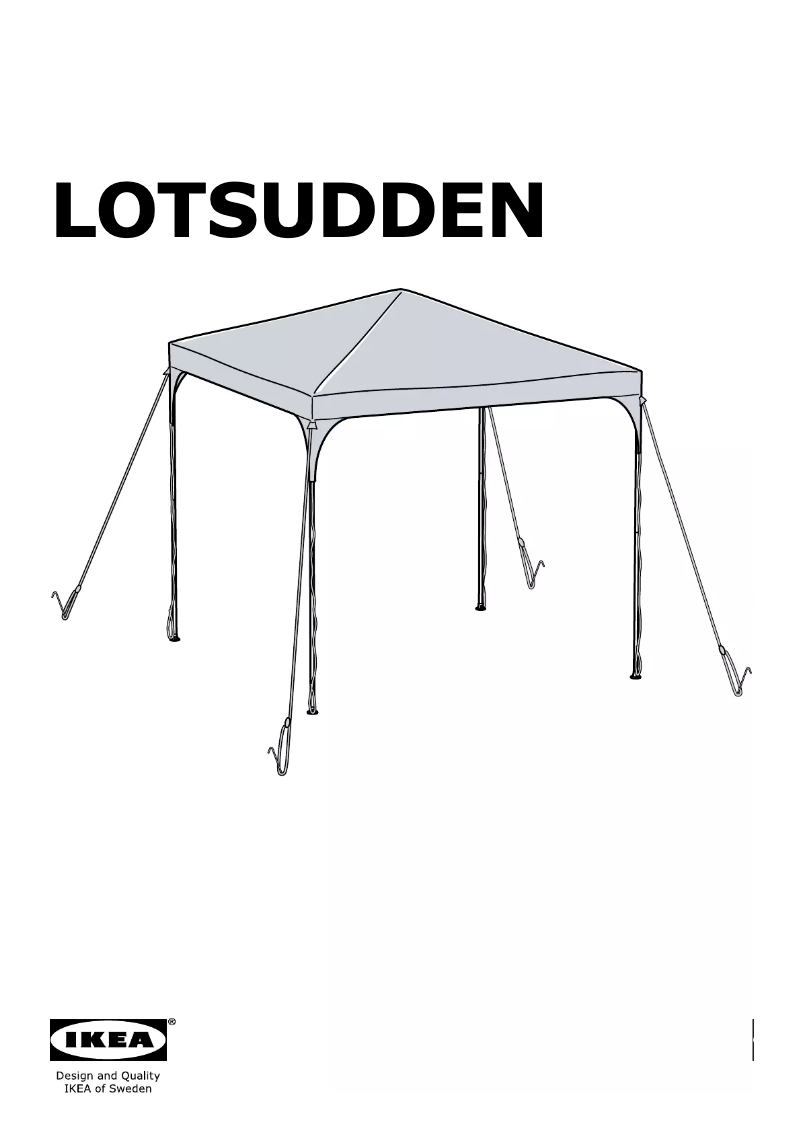 Page 1 de la notice Manuel utilisateur Ikea Lotshudden