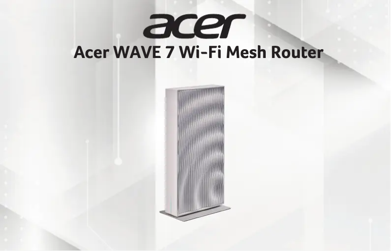 Page 1 de la notice Manuel utilisateur Acer Wave 7