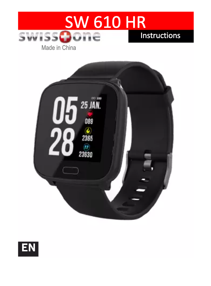 Page 1 de la notice Manuel utilisateur Swisstone SW 610 HR