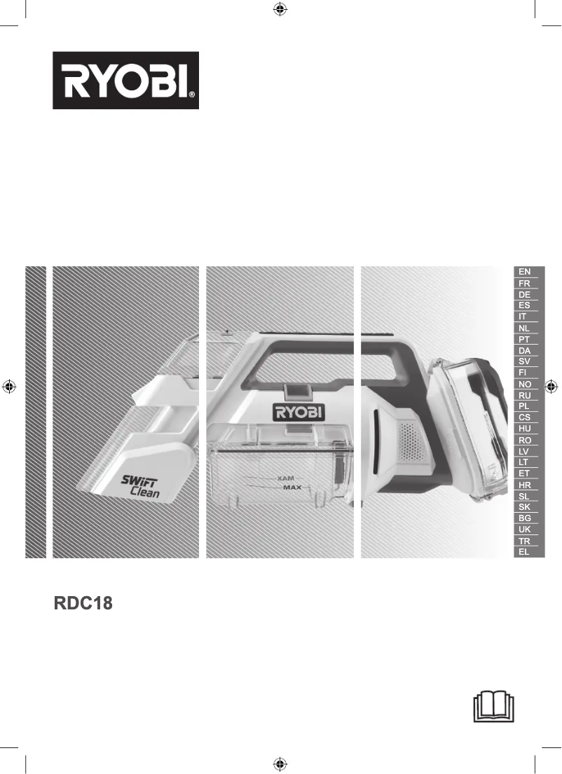 Página 1 del manual Manual de usuario RYOBI One+ RDC18